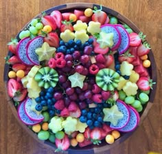 a bowl filled with lots of different types of fruit