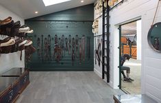 Tack Locker, Barn Bar, Farm Inspiration, Tack Rooms