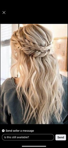 Baby Shower Hairstyles, Pregnancy Hairstyles, Wedding Hairstyle Ideas, Braided Ponytail Hairstyles, Braided Hairstyles For Wedding, Wedding Hairstyles For Long Hair, Hairstyles Black