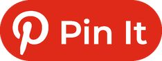 the pin it logo is shown in white on a red background with an oval shape