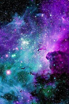 purple and blue space filled with stars