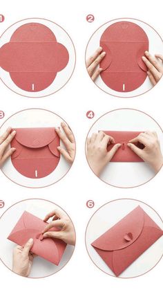 instructions to make an envelope out of paper