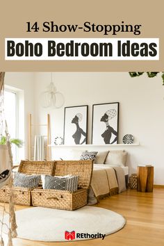 Are you ready to give your bedroom a fresh, bohemian feel? Whether you’re looking to make a big change or just want to add a few new touches, this article will show you how to create a beautiful and unique boho bedroom that reflects your personal style. From vibrant colors to modern furniture and textured accents, you’ll find 14 innovative ideas to help you create the perfect boho bedroom. Get ready to transform your space and reimagine the possibilities! Boho Glam Bedroom, Gray Upholstered Bed, Boho Bedrooms, Best Bedroom Colors, Bedroom Decoration Ideas, Boho Bedroom Ideas, Wood Bedroom Furniture