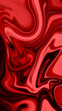 an abstract red and black background with wavy lines