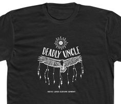 Deadly Uncle Shirt Hawk Graphic Cotton Native American (max sat) This premium fitted Native short sleeve is a classic choice that is both comfy and light. The high quality print adds a statement to one's workout or everyday routine. .: 100% combed, ring-spun cotton (fiber content may vary for different colors) .: Light fabric (4.3 oz/yd² (146 g/m .: Premium fit .: Tear-away label .: Runs bigger than usual   XS S M L XL 2XL 3XL 4XL Width, in 17.48 19.02 20.51 22.01 24.02 26.02 27.99 30.00 Length, Everyday Routine, Graphic Tshirt Design, Mens T Shirts, Tshirt Design, First Nations, Cotton Fiber, Light Fabric, Native American, Nativity