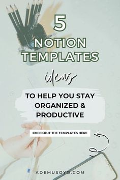 the 5 note templates to help you stay organized and pronounce check out the templates here