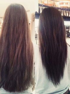 Long Hair V Cut, V Cut Hair, V Shaped Haircut, V Shape Hair, Summer Haircuts, Long Layered Haircuts, Girl Haircuts, Hairstyle Gallery, Long Layered Hair