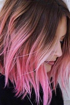 Haircuts Balayage, Ombre Short Hair, Short Balayage, Brown Ombre Hair Color, Pink And Black Hair, Short Ombre Hair, Brown Ombre Hair, Long To Short Hair, Balayage Ombre