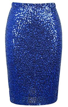 Blue Sequin Pencil Skirt Sequin Pencil Skirt, Perfect Curves, Bodycon Skirt, Body Con Skirt, Knee Length Skirt, Comfy Fits, Pencil Skirt, Knee Length, Sequin