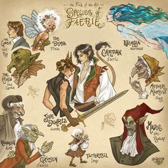 an image of disney characters with their names