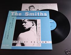 the smiths album and record on a table