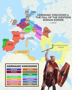 the roman empire is depicted in this map with its names and their major cities on it