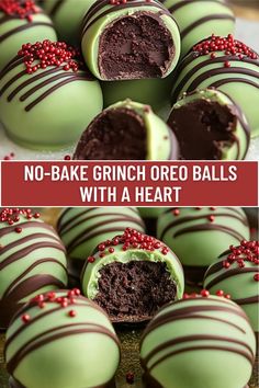 Holiday Treats No Bake, Fun Easy Christmas Cookies, Baking With Toddlers Easy, Christmas Foods To Make, Christmas Recipes Ideas, Grinch Oreo Balls, Food Recipes For Christmas, Fun Baking Recipes For Kids, Easy Holiday Baking Recipes