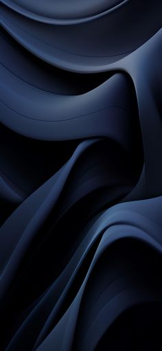 an abstract blue background with wavy lines and curves in the shape of curved fabric or cloth