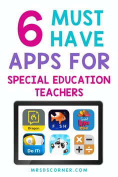 six must have apps for special education teachers