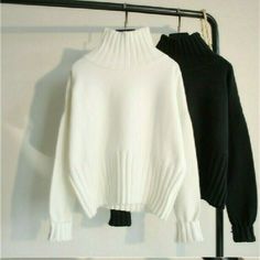 The item is just for one jacket only, not include others accessories. For your convenience that we converted the Asian sizes to UK sizes, but Asian sizes tend to run smaller compared to US or UK sizes, so we cannot guarantee that is 100% accurate. Therefore please check the measurement before making a purchase or buy one or two sizes larger. Lady Sweaters Jumper Pullover High Neck Loose Knitwear Tops Casual White Classic Size: S,M,L,XL S(UK 6): shoulder 60cm/23.6 in, bust 104cm/40.9 in, sleeve 4 Big Sweater, Winter Turtleneck, Casual Turtleneck, Slim Sweater, Ladies Turtleneck Sweaters, Knitted Tops, Womens Turtleneck, Loose Knit, Oversized Pullover