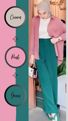 Stylish Outfits Casual, Combination Dresses, Simple Casual Outfits, Color Outfits, Mode Turban