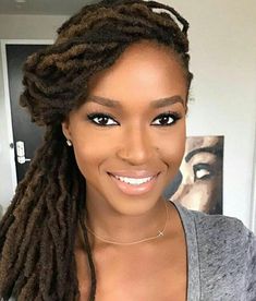 Short Locs Hairstyles, Faux Locs Hairstyles, Dread Hairstyles, Dreadlock Hairstyles