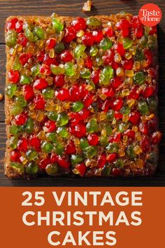 the cover of an article about vintage baking recipes, including gummy bears and jelly beans