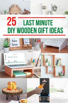 25 last minute diy wooden gift ideas