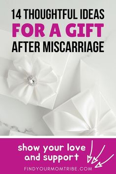 Miscarriage gifts and care packages can help a grieving mom feel supported and loved. Here are 14 appropriate gift suggestions. #MiscarriageGifts #ideas #CarePackages #PregnancyLoss #friend #family #miscarriage #lossofababy #comfort #words #encouragement #aftermiscarriage #pregnancyloss #mom #motherhood #findyourmomtribe Gift Suggestions