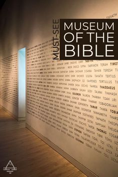 the museum of the bible is on display