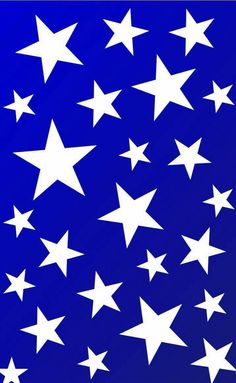 white stars on a blue background are arranged in the shape of an american flag,