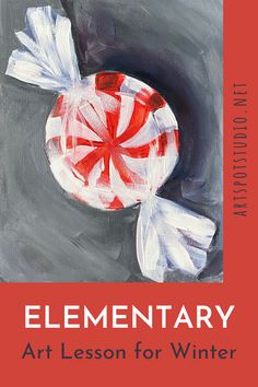 Looking for elementary art lesson ideas for winter or Christmas time? This fun peppermint swirl acrylic painting is great for kids. The step-by-step tutorial will teach kids acrylic painting techniques, so they can create their own masterpiece. This video lesson can be used as part of your homeschool art curriculum or in an elementary art class. Or make it a fun family art project over winter break! 1st Grade Holiday Art Lessons, Middle School Art Christmas, Christmas Art Class Projects, Fine Art Ideas, Grade 5 Christmas Art, Winter Art Middle School, Elementary Art Projects Winter, Elementary Art Christmas Projects, Value Art Projects Elementary