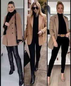 Camel Blazer Outfits Women, Blazer Outfits Women, Money Woman, Paris Outfit Ideas, Office Wear Women, Blazer Beige, Fashion Fail, Paris Outfits, Classy Fashion