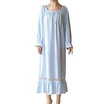 Nightdress Nightwear, Victorian Princess, Long Sleeve Nightgown, Nightgown Long, Nightgown Vintage, Cotton Nightgown, Vintage Princess, Night Dress For Women