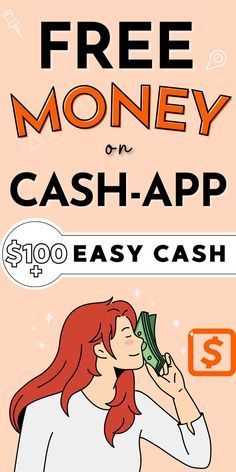 a woman holding money in her hand with the text free money on cash - app