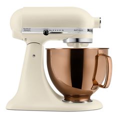 an image of a kitchen mixer on a white background with clippings to the side