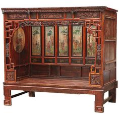 Ancient Canopy Bed, China | From a unique collection of antique and modern beds at https://www.1stdibs.com/furniture/more-furniture-collectibles/beds/ Painting Wooden Furniture, Antique Chinese Furniture, Industrial Style Furniture, White Furniture Living Room, China Furniture, Canopy Design