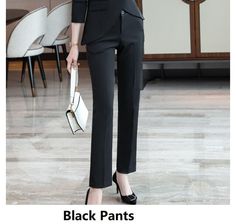 Do you plan on buying a nice pants suit for formal use? Then, this women's professional office wear would be fun to try. These pants suits are one of the most stylish products with good quality polyester. This formal suit will update your fashion trends to a new level and keep you comfortable. Get them quick!

Specifications
Brand Name: GeraldBlack
Material: Polyester
Material: Spandex
Material Composition: Blazer+Microfiber
Clothing Length: Regular
Collar: Notched
Pant Closure Type: Button Fly Professional Office Wear, Formal Uniform, Nice Pants, Formal Suit, Lady Style, Professional Office, Office Fashion Women, Pantsuits For Women, Fun Pants