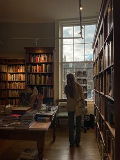 a girl glances around an old bookstore in Scotland Bookstore Outfit, London Bookstore, Aesthetic Bookstore, Scotland Aesthetic, Aesthetic Bookshelf, Bookstore Aesthetic, Bookstore Cafe, Library Aesthetic, London Aesthetic