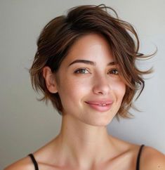 Short To Med Haircuts For Women, Short Thick Bob Hairstyles, Short Hairstyle Women Asymmetrical, Short Bob Haircut For Thick Hair, Haircuts With Undercut For Women, Flamboyant Natural Short Hair, Short Feminine Haircut Straight Hair, Pixie Hair Women, New Short Hairstyles For 2024