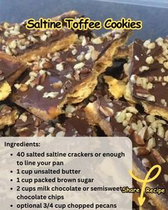 saltine toffee cookies with chocolate and nuts