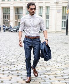 Best white shirt outfit ideas for men #whiteshirt #formaloutfits Outfit Ideas For Men Casual, Best White Shirt, Most Stylish Men, Stylish Mens Outfits