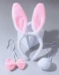 the bunny ears and headbands are ready to be worn