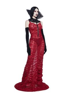 Allure them into your trap while wearing this maxi dress that has a sheer floral lace construction, ruching, ribbon shoulder straps, and an eyelash lace trim. Ruched Maxi Dress, Halloween Items, Halloween Sale, Lace Maxi, Lace Maxi Dress, Gothic Fashion, Exclusive Collection, Floral Lace, Online Boutique