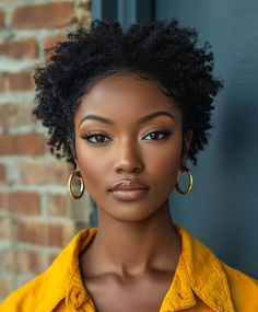 Gorgeous Natural Afro Hairstyles Short Afros, Hair Colors For Black Women, Colors For Black Women, Natural Hair Haircuts, Undercut Hairstyles Women, Dark Fall Hair, Pixie Haircut Styles, Short Shaved Hairstyles, Natural Hair Transitioning