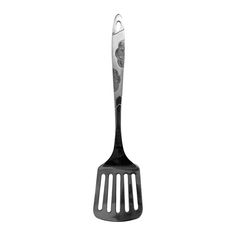 a black and white photo of a spatula on a white background with clippings