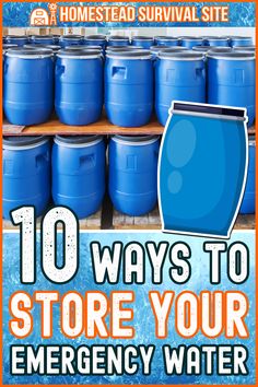 Survival Food Storage, Survival Skills Emergency Preparedness, Water Survival, Emergency Prepardness, Emergency Water, Emergency Preparedness Kit, Survival Skills Life Hacks, News Report