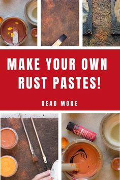 Discover how to create your own homemade rust paste! This amazing craft technique is perfect for mixed-media art and adds a unique touch to your home décor projects!