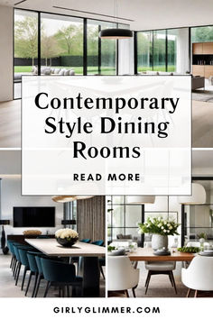 contemporary style dining rooms read more