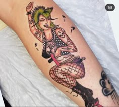 Punk American Traditional, Punk Tattoo Ideas, Punk Tattoos, Sailor Jerry Tattoo Flash, Traditional Tattoo Drawings, Punk Tattoo, Traditional Tattoo Flash Art, Sailor Jerry Tattoos, Pin Up Tattoos