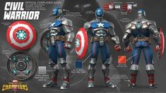 Marvel Contest Of Champions, Warrior Armor, Marvel Character Design, Marvel Games, Contest Of Champions