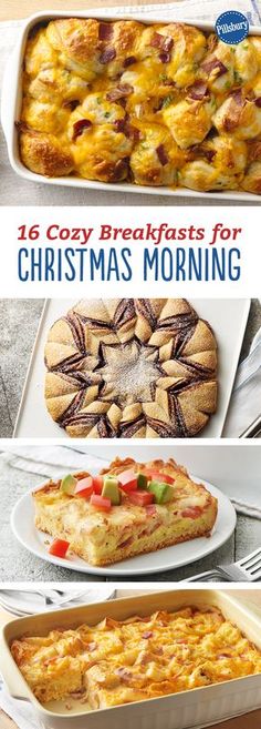 christmas morning breakfasts are easy to make and delicious