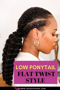 Flat Twist Ponytail, Natural Hair Wash Day, Trendy Curls, Natural Hair Flat Twist, Natural Hair Wash, Flat Twist Styles, Hair Wash Day, Natural Hair Ponytail