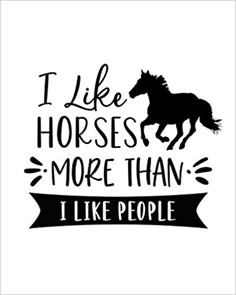 i like horses more than i like people svt file for cricut and silhouette